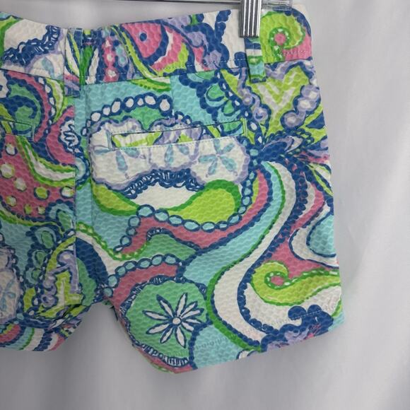 Lilly Pulitzer Textured Callahan Shorts Size 2 - Picture 8 of 10